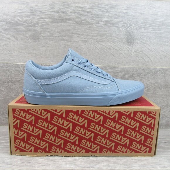 Vans Old Skool Mono Dusty Blue Mens Size 9 Sneakers NEW - Picture 2 of 13